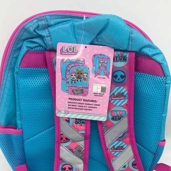 LOL Surprise! 3 Pocket Backpack "BBs Run the World - Picture 3 of 6